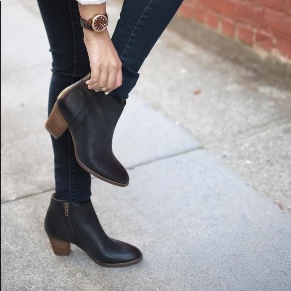 Madewell Shoes - Madewell | Billie Ankle Boot in True Black 7.5